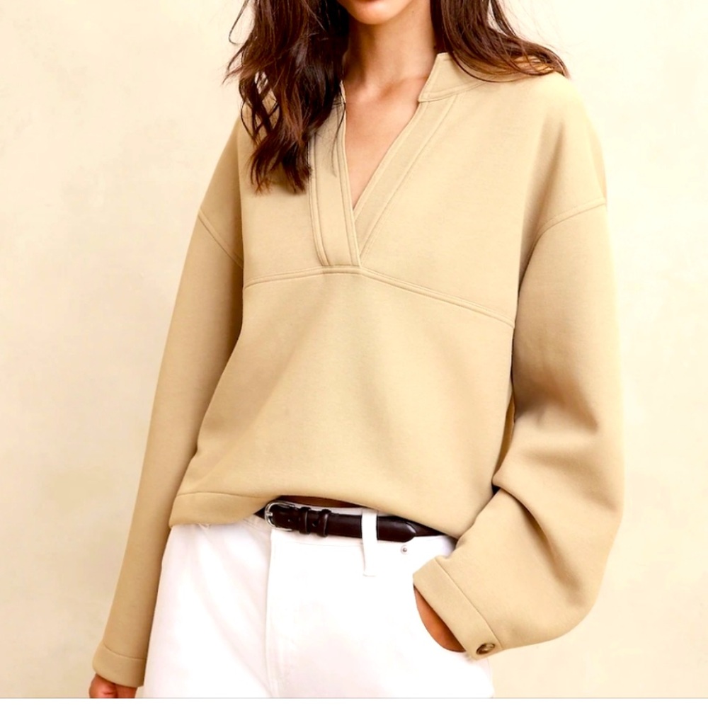 Banana Republic Scuba Knit Sweatshirt, size Large